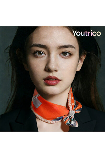 Youtrico Double Sided,Reflective yarn scarf,Rhinestones scarf holes,Stylish m...