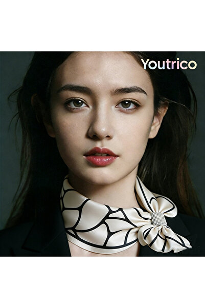 Youtrico وشاح مزدوج الجوانب، مصنوع من خيوط عاكسة، ثقوب وشاح مرصعة بأحجار الرا...