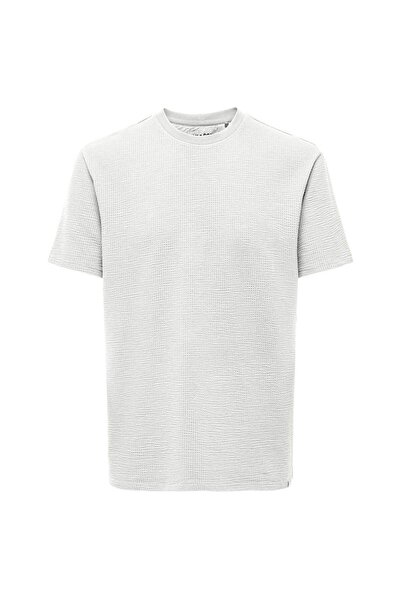 Only & Sons Ανδρικό λευκό μπλουζάκι Kian (22028692-CD)