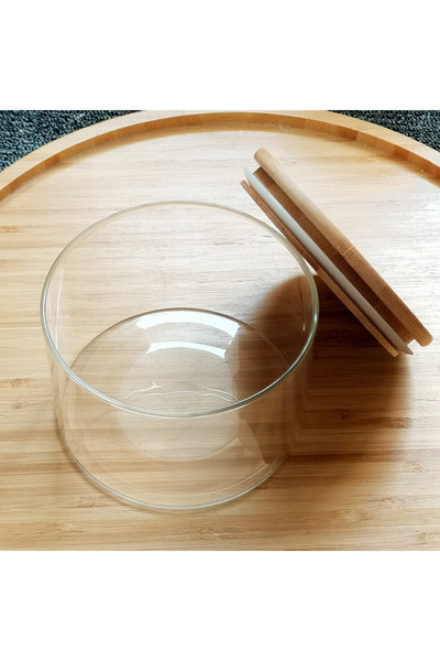 Amentes 1 Piece Glass Breakfast Set & Storage Container - Leak-Proof Silicone...