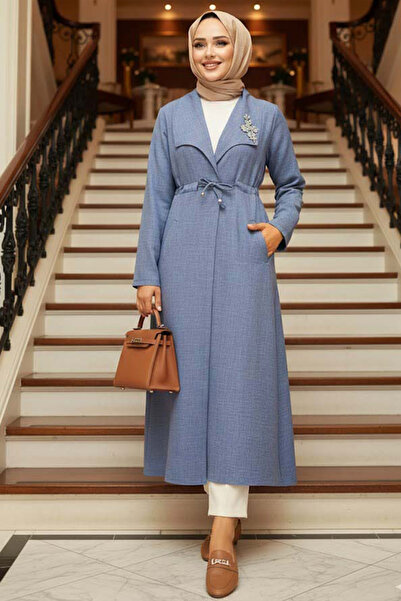 Neva Style Μπλε Hijab Cap 671M - Με τσέπη