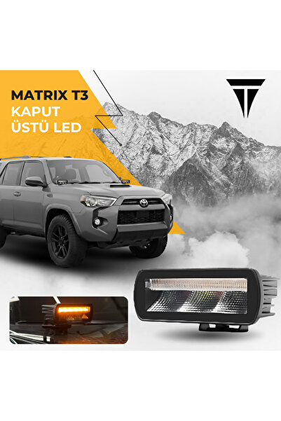 C9 Matrix T3 Beyaz Renkli Turuncu Gündüz Ledli 100 Watt, Sis Farı 1 Adet