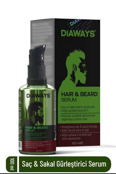 DİAWAYS Saç Sakal Serumu Besleyici Saç Dökülmesi Karşıtı Güçlendirmeye Yeni Oluşumuna Yardımcı Yağı