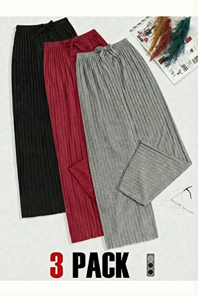 BY ARDELION 3-Piece Women's Lycra Comfortable Pants & Sweatpants, Casual Comf...