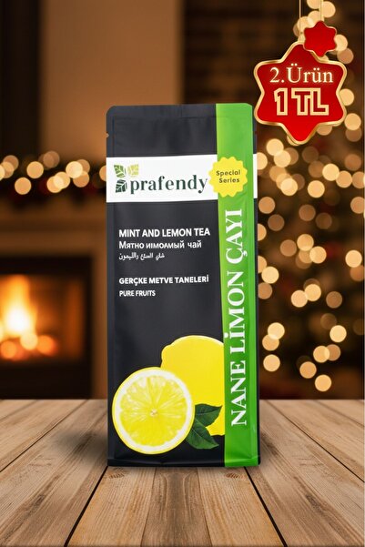 prafendy Nane Limon Çayı 250g - Gerçek Meyve Taneli