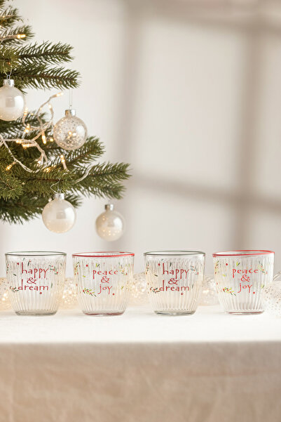 Rakle Clara 4'lü Su Bardağı Seti 290 cc