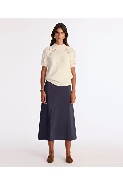 Yargıcı A Form Yüksek Bel Etek