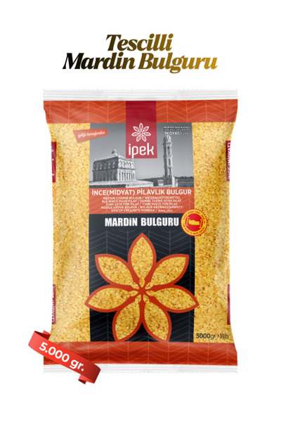 İpek İnce (Midyat) Pilavlık Bulgur 5 Kg