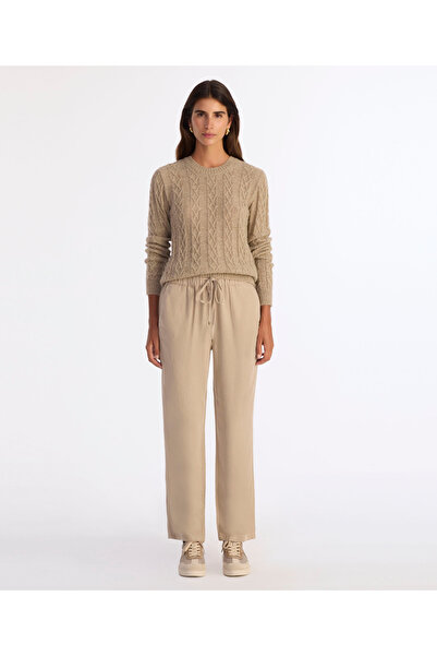 Yargıcı Comfortable Cut Trousers with Elastic Waist