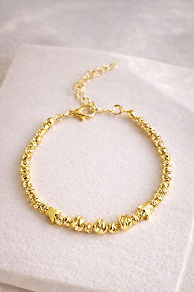 DEMOKAN سوار نسائي بتفاصيل فراشة دوريكا سباركل ذهبية اللون