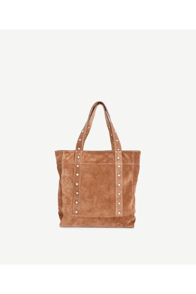 Yargıcı Trok Detaylı Süet Deri Omuz Çantası