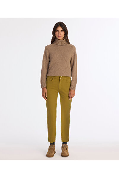 Yargıcı Slim High Waist Trousers