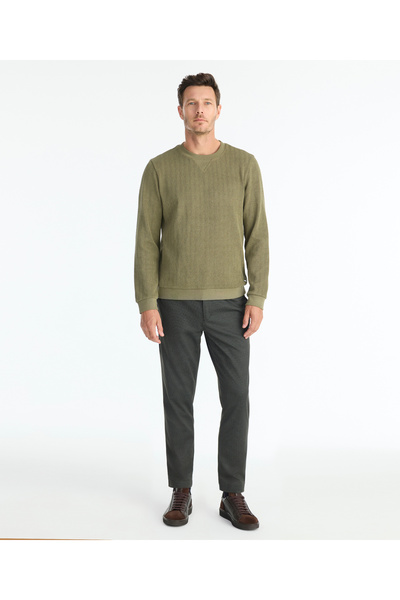 Yargıcı Regular Crew Neck Long Sleeve Sweatshirt