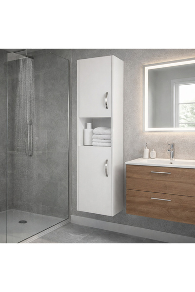 Dekorister 2 Kapaklı Asma Banyo Dolap