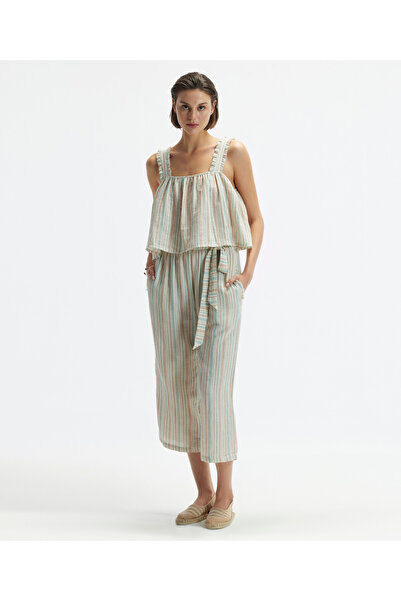 Yargıcı Strappy Flowy Blouse