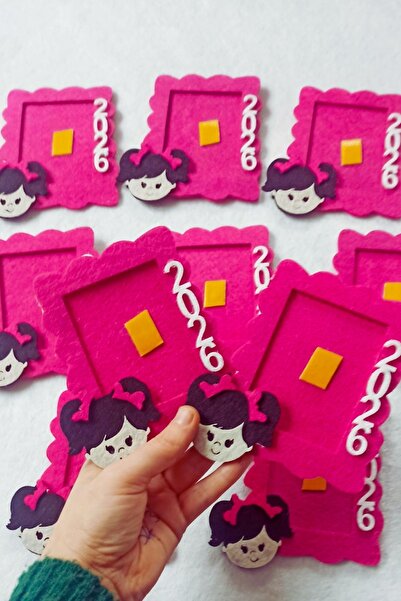 Aydede Oyunevi 10’lu Kız Figürlü Keçe Magnet Seti ⎮ Okul Öncesi Karne Hediyesi ⎮ Öğretmenden Öğrenciye