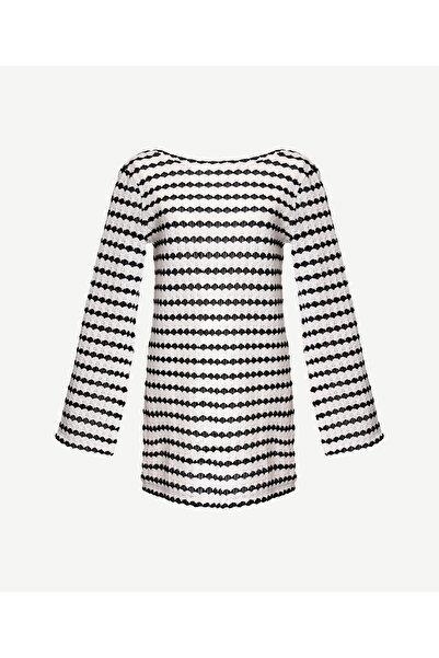 Yargıcı فستان بياقة دائرية وأكمام طويلة