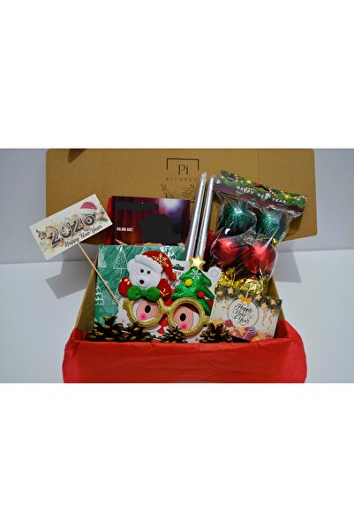 Pi Kitabevi Yılbaşı hediye kutusu - Yeni Yıl Hediye Seti Çocuklara Hediye Kit...