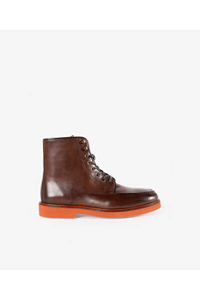 Yargıcı Colorful Sole Lace up Boots