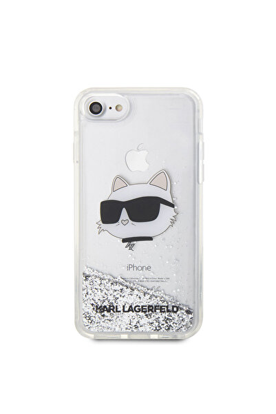 Karl Lagerfeld غطاء حماية لهاتف iPhone 7 بتصميم سائل لامع على شكل رأس شوبت