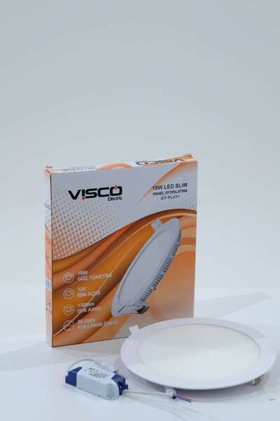 VİSCO ELEKTRİK Visco 18w Led Slim Panel Ip20 Günışığı 3000k(ÖLÇÜLER AÇIKLAMADA)