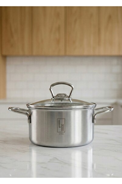 LinkaHome Stainless Steel 14-cm Pot Storage Container