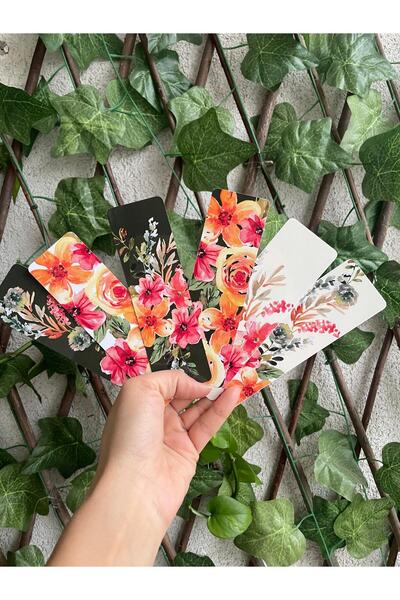 tinystoriestr Bookmarks Watercolor Themed Set of 6