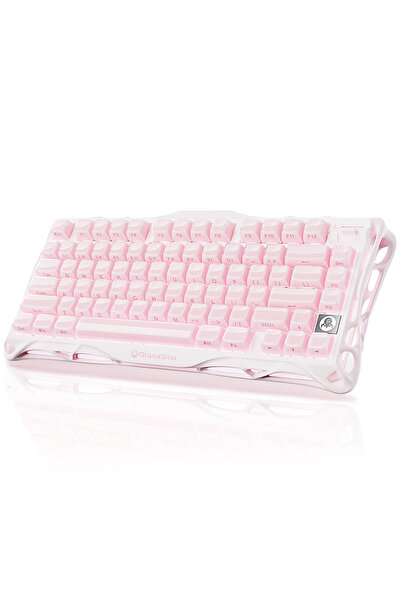 Gravastar Mercury K1 RGB Kablosuz Mekanik Gaming Klavye, Alüminyum Çerçeveli, İngilizce Q, Special E