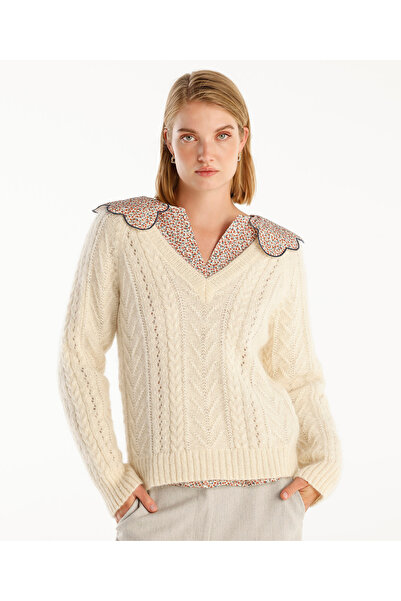 Yargıcı سترة على شكل حرف V