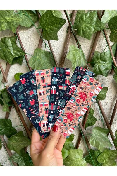 tinystoriestr Bookmarks Colorful Pattern Themed Set of 6