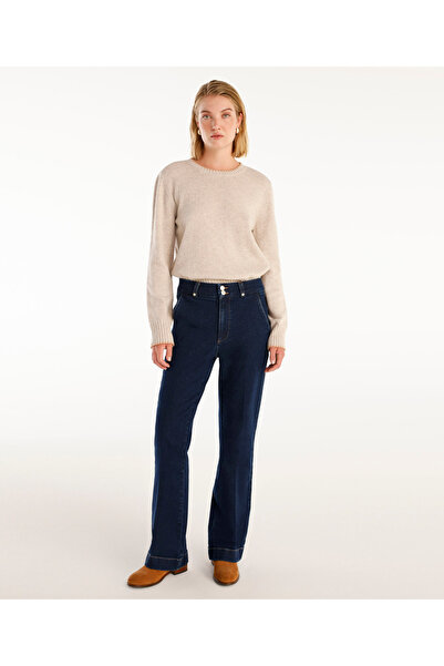 Yargıcı High Waist Bootcut Denim Trousers
