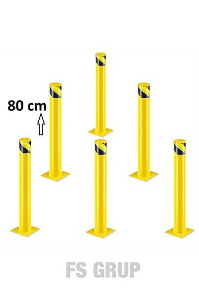 FSHOME FS GRUP | Park Dubası Sabit Demir 80 cm – Otopark ve Alan Sınırlandırm...