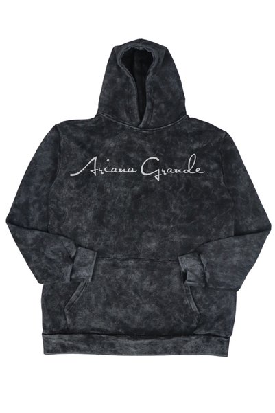 Fuddy Moda Oversize Ariana Grande Back Print Washable Hooded Sweatshirt, Unisex Singer Themed Hoodie