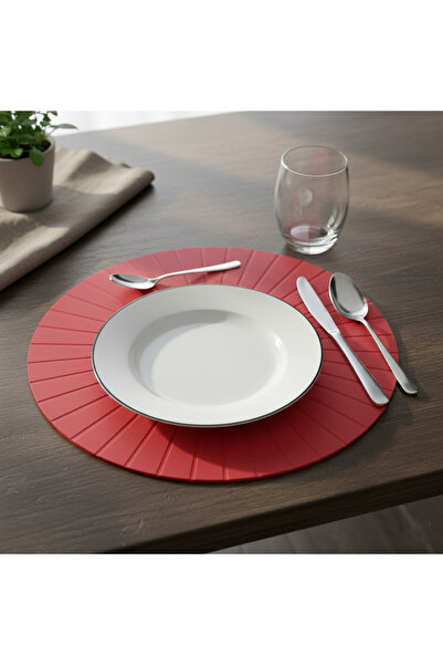 Generic مفرش طالة احمر مقام للانزلاتق