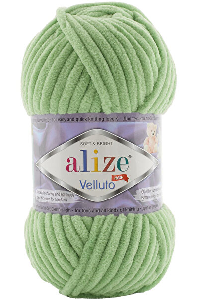 Alize Velluto Kalın Kadife El Örgü İpi 103 Kuş Konmaz