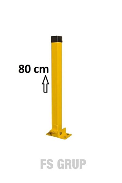 FSHOME FS GRUP | Katlanabilir Otopark Bariyeri - Sabit Demir Duba 80 cm (Tekli)