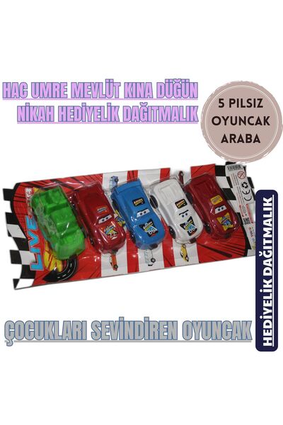 OBRNHOMEN 5'li Mini Oyuncak Araba Seti – Çocuklar İçin Eğlenceli Hediyelik