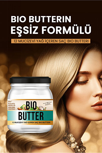Bio Keratin Gold Bio Butter Saç Bakım Yağı 210 Ml