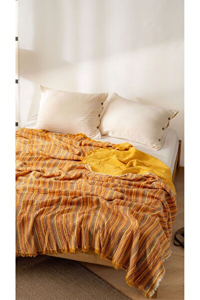 MYLASA HOME مفرش سرير موسلين، مقاس كينج ''The Elements 240x260 سم