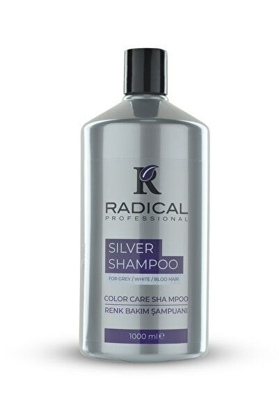 Radical شامبو فضي 1000 مل - شامبو للعناية باللون للشعر الرمادي والأبيض