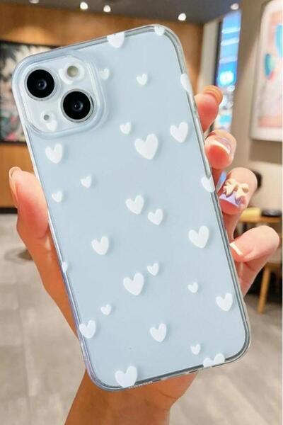 3GEN CASE İphone 15 Uyumlu Desenli Şeffaf Silikon Kılıf