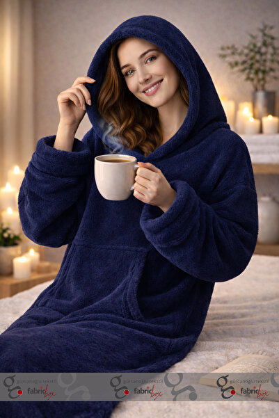 Fabric Box Wellsoft Капюшонний одяжний телевізійний плед - Теплий Wellsoft Капюшонний