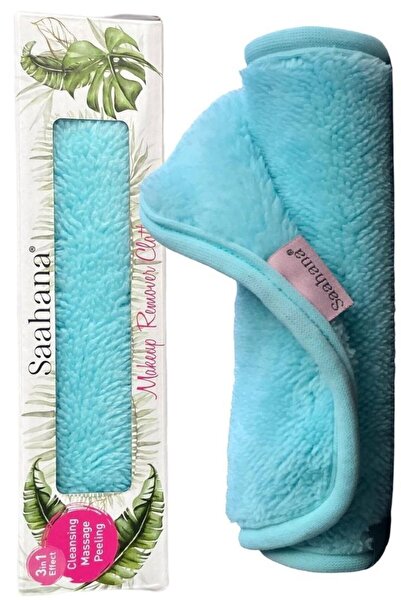 Saahana Tekrar Kullanılabilir Makyaj ,yüz, Cilt Ve Maske Temizleyici Havlu/te...