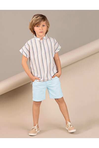 Ollie&Olla Striped Woven Boys' Shirt