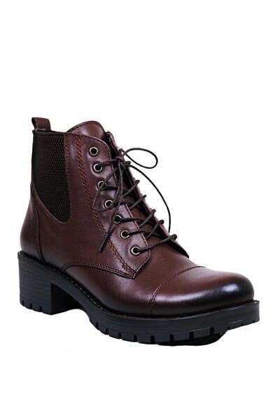 Ustalar Ayakkabı Çanta Kahverengi Kadın Hakiki Deri Bot 215.058