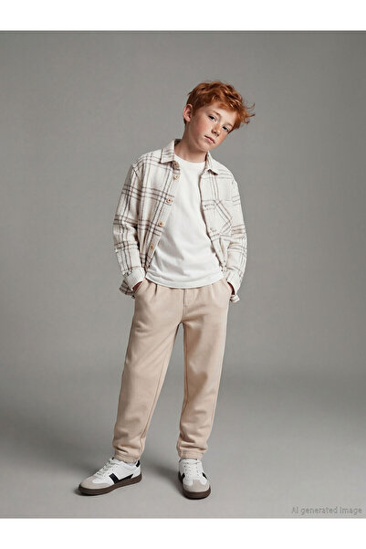 LC Waikiki LCW Детски панталон за момчета с ластик на талията