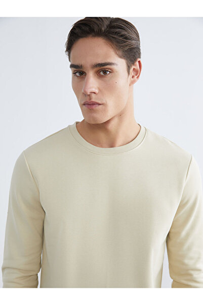 LC Waikiki Peak New Season Crew Neck Men's Thick Sweatshirt