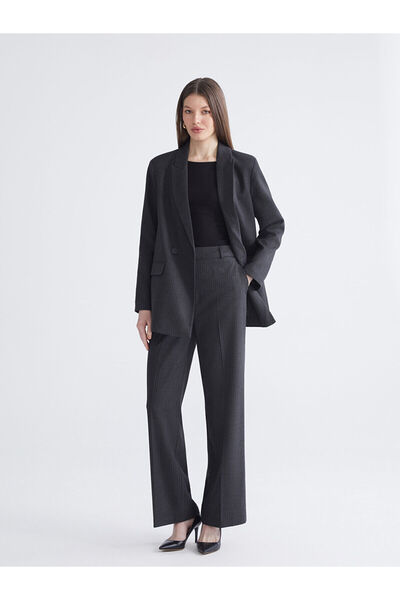 LC Waikiki Striped Wide Leg Women's Trousers