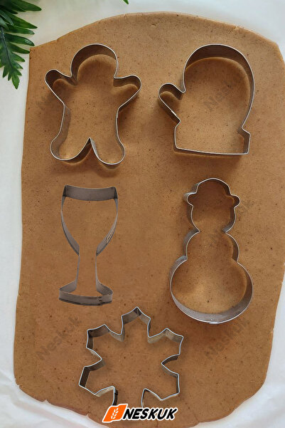 Neskuk Christmas Cookie Mold Gingerbread Christmas Cookie Man Mold Cutter Sha...