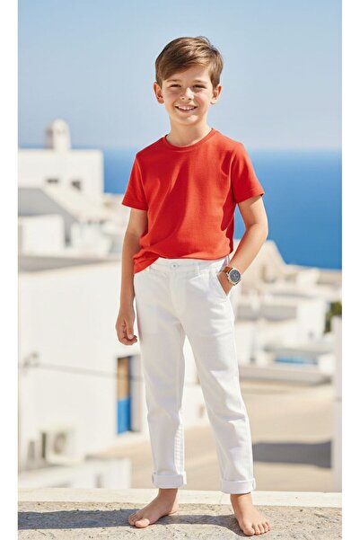 STAR GOGO KİDS Organic Linen Fabric Pants (the Waist Must Be Adjusted with an Inner Elastic.)